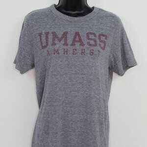 UMass Amherst Minutemen Womens Medium Gray Tshirt